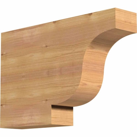 Ekena Millwork Newport Smooth Rafter Tail, Western Red Cedar, 3 1/2"W x 12"H x 18"L RFT04X12X18NEW00SWR